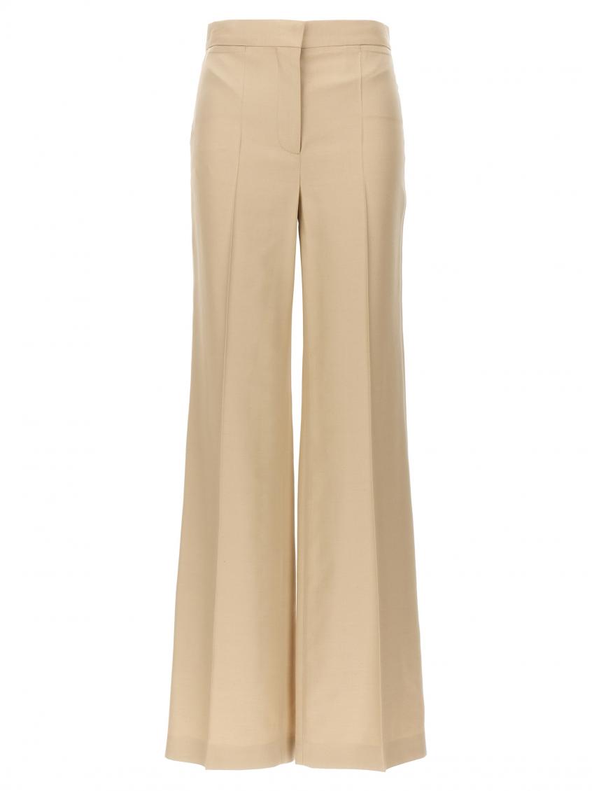Stella Mccartney Flared Pants In Beige