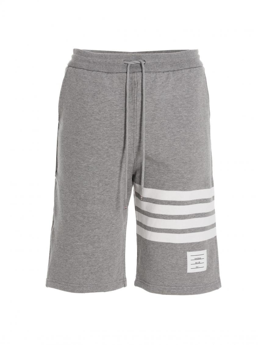 Thom Browne Classic Sweat Shorts In Classic Loopback In Gray