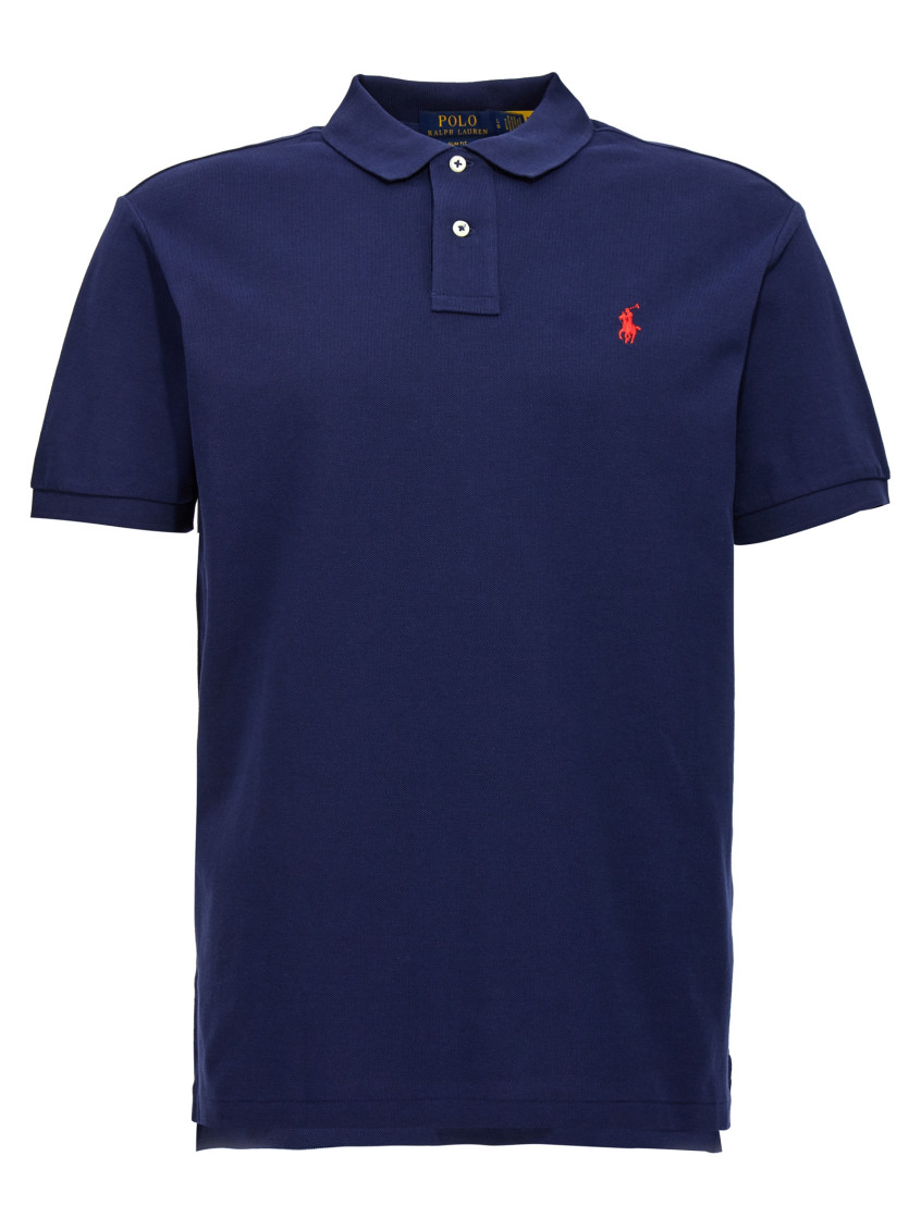 Shop Polo Ralph Lauren Blue Logo Polo