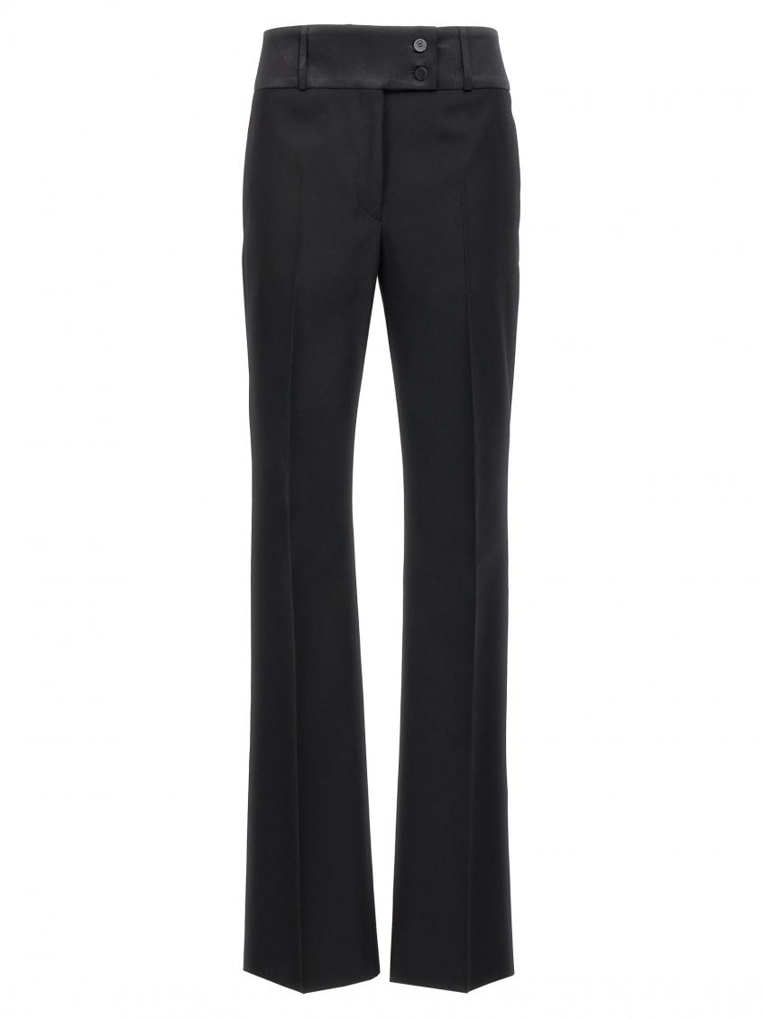 【関税込み】FERRAGAMO Tuxedo pants Ferragamo Black Tuxedo Pants for Women Online USA at Darveys.com