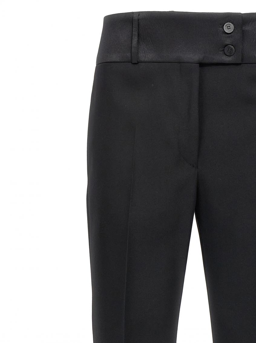 【関税込み】FERRAGAMO Tuxedo pants Ferragamo Black Tuxedo Pants for Women Online USA at Darveys.com