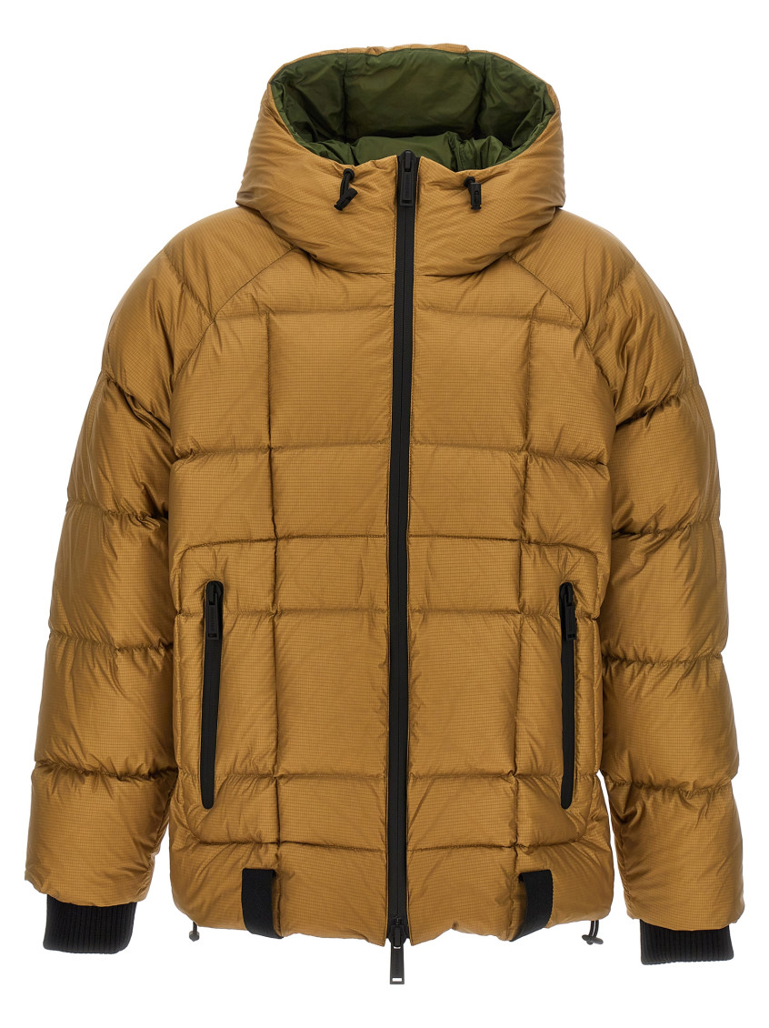 Dsquared2 Beige Puff Caban Down Jacket In Beige