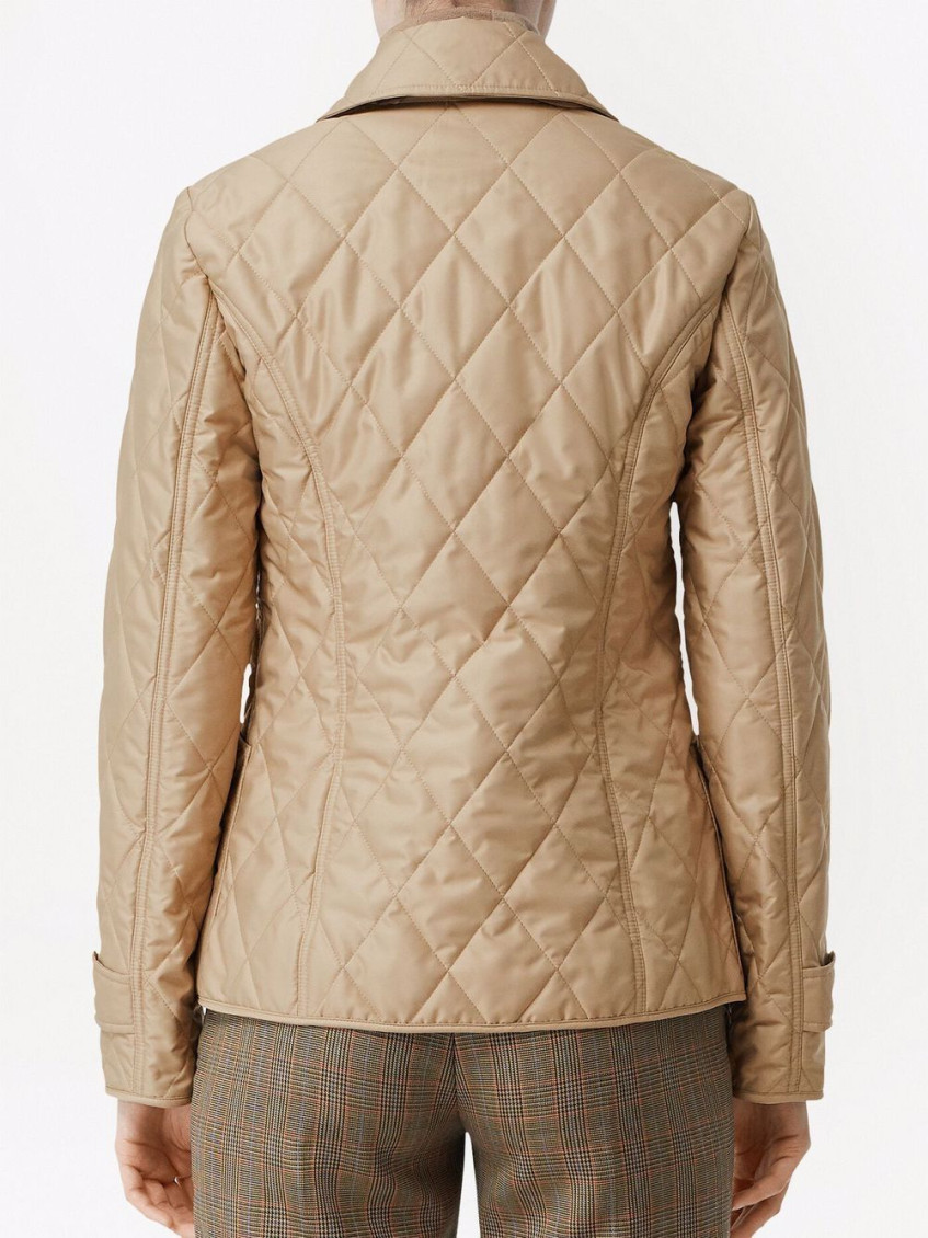 ジャケット BURBERRY Women Jackets 8104996B7349 BEIGE Burberry Beige Quilted jacket for Women Online USA at