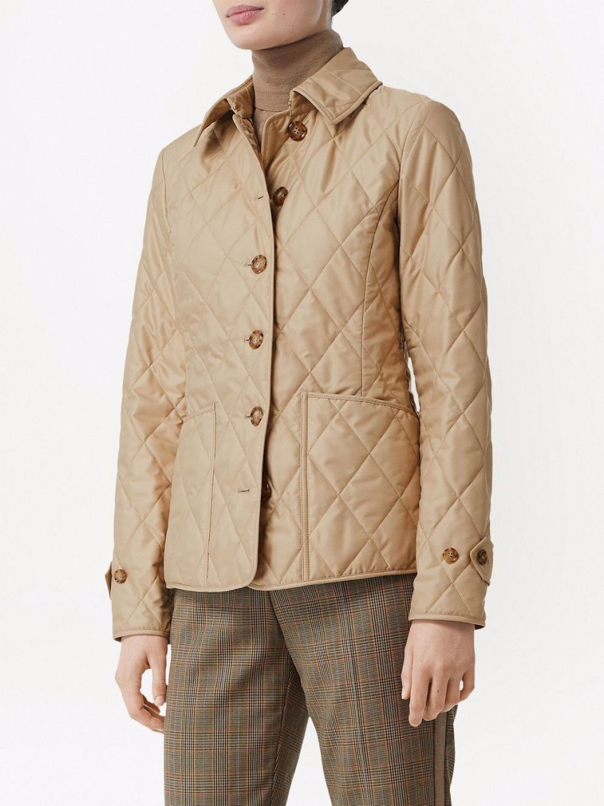 Burberry Beige Quilted jacket for Women Online USA at