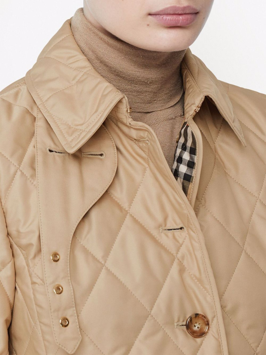 Burberry Beige Quilted jacket for Women Online USA at