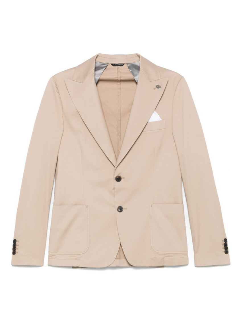 DANIELE ALESSANDRINI NATURAL ELEGANT COTTON BLAZER
