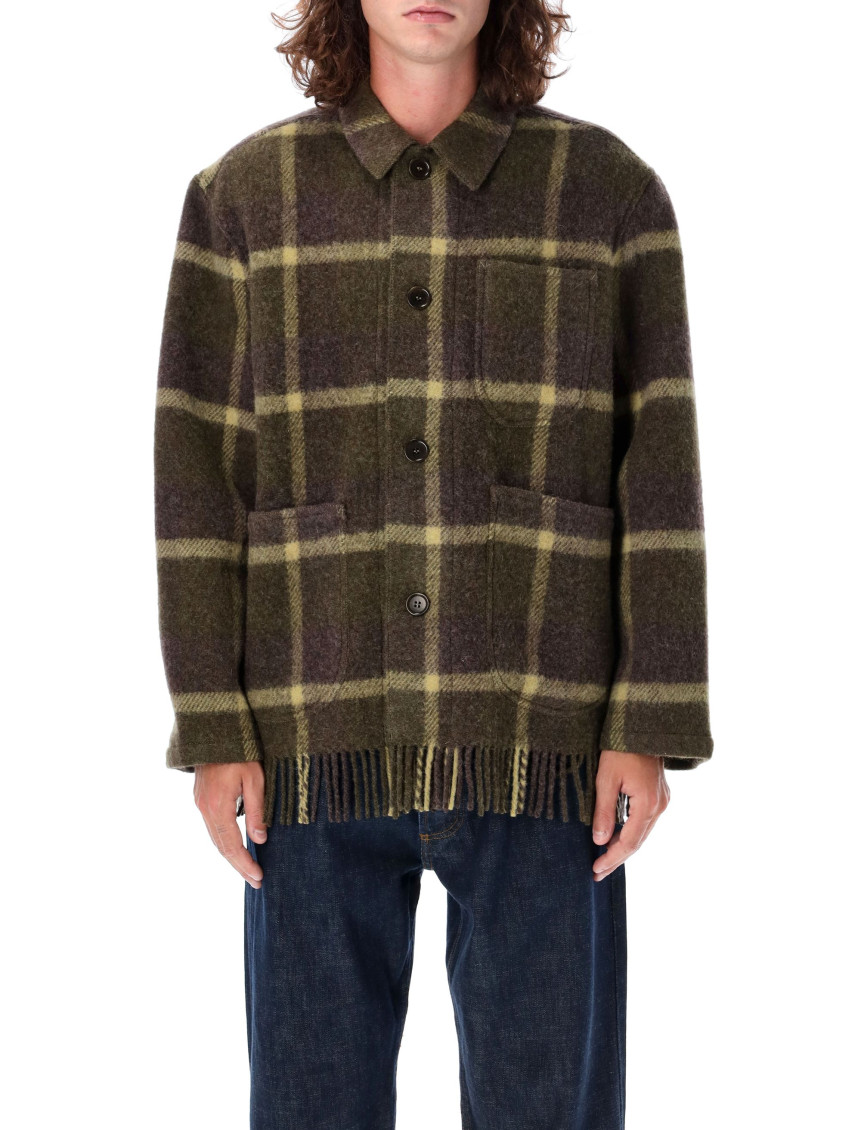 Ymc You Must Create Multicolor Fringes Shirt Jacket
