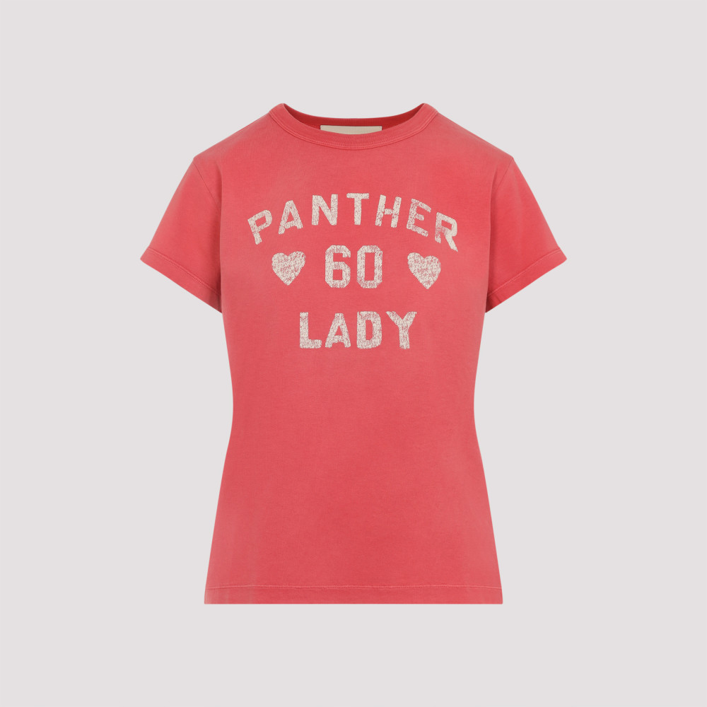 Valentino Panther Lady Graphic Print Crew Neck T-shirt