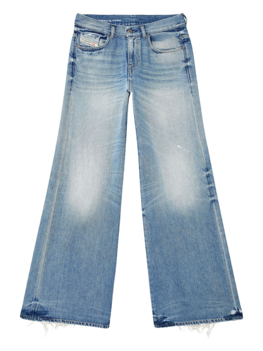 Diesel 1978 D-akemi 09h95 Bootcut Jeans In Blue