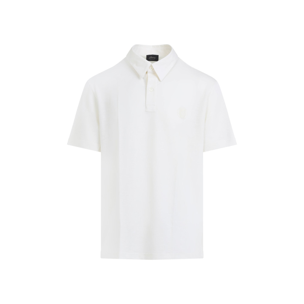 Brioni Short-sleeved Wool Polo T-shirt