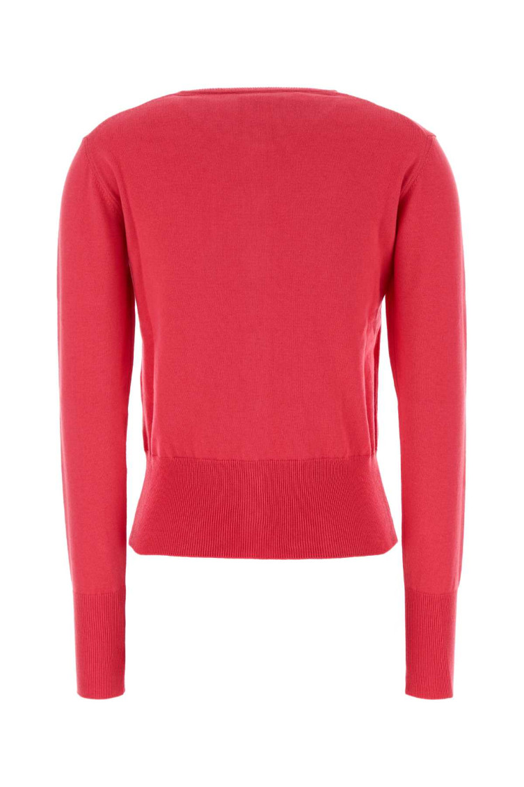Vivienne Westwood Red Round Neck Cardigan for Women Online India