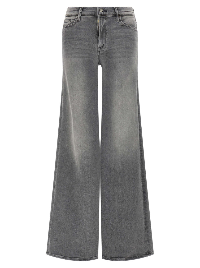 Mother The Twister Heel Denim Jeans In Gray