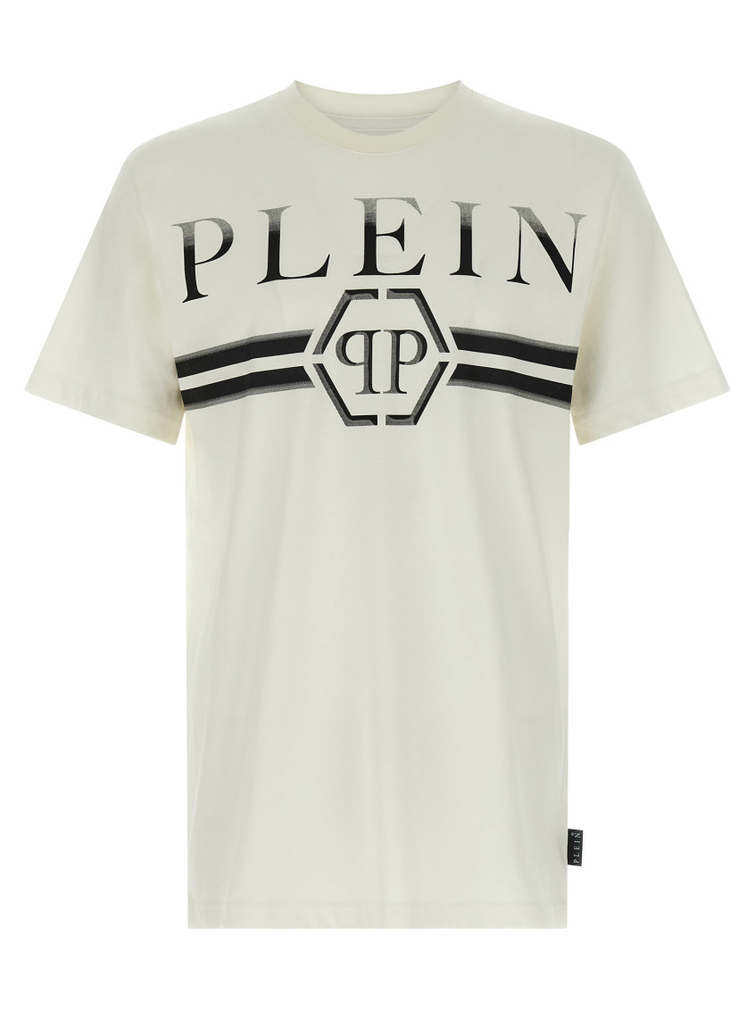 Philipp Plein T-shirt With Logo Print In White