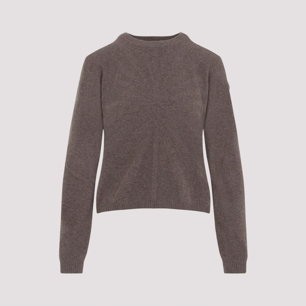 MONCLER GREY ROUND NECK PULLOVER 