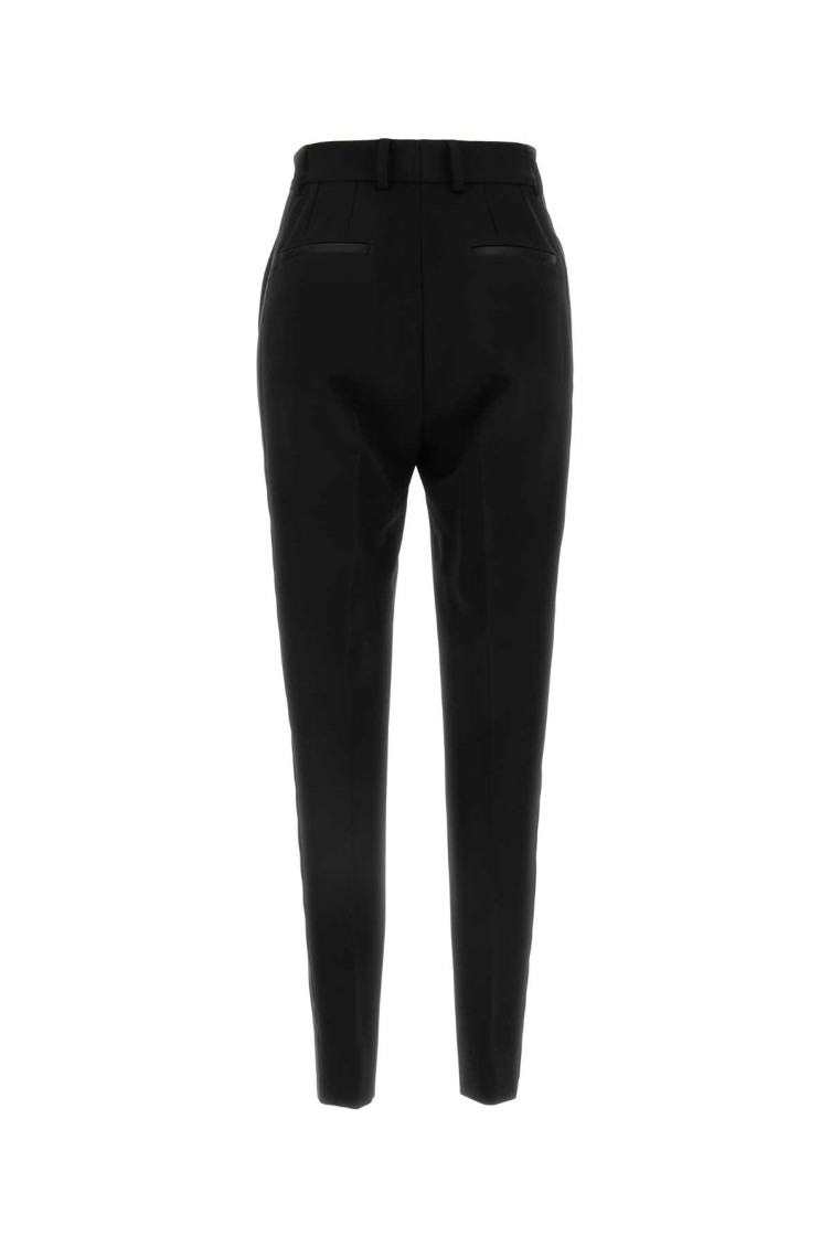 Dolce & Gabbana Black wool blend pant for Women Online USA