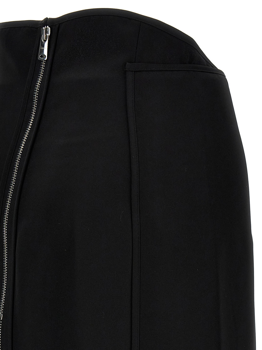 Coperni Black Long Zip skirt for Women Online USA at Darveys.com