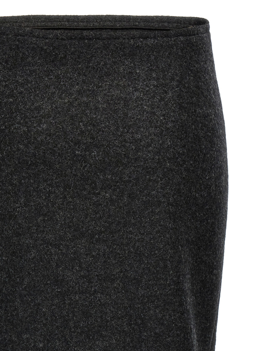 スカート VICTORIA BECKHAM PADDED SKIRT WITH WOOL TUBE DETAIL VICTORIA BECKHAM - PADDED SKIRT WITH WOOL TUBE DETAIL