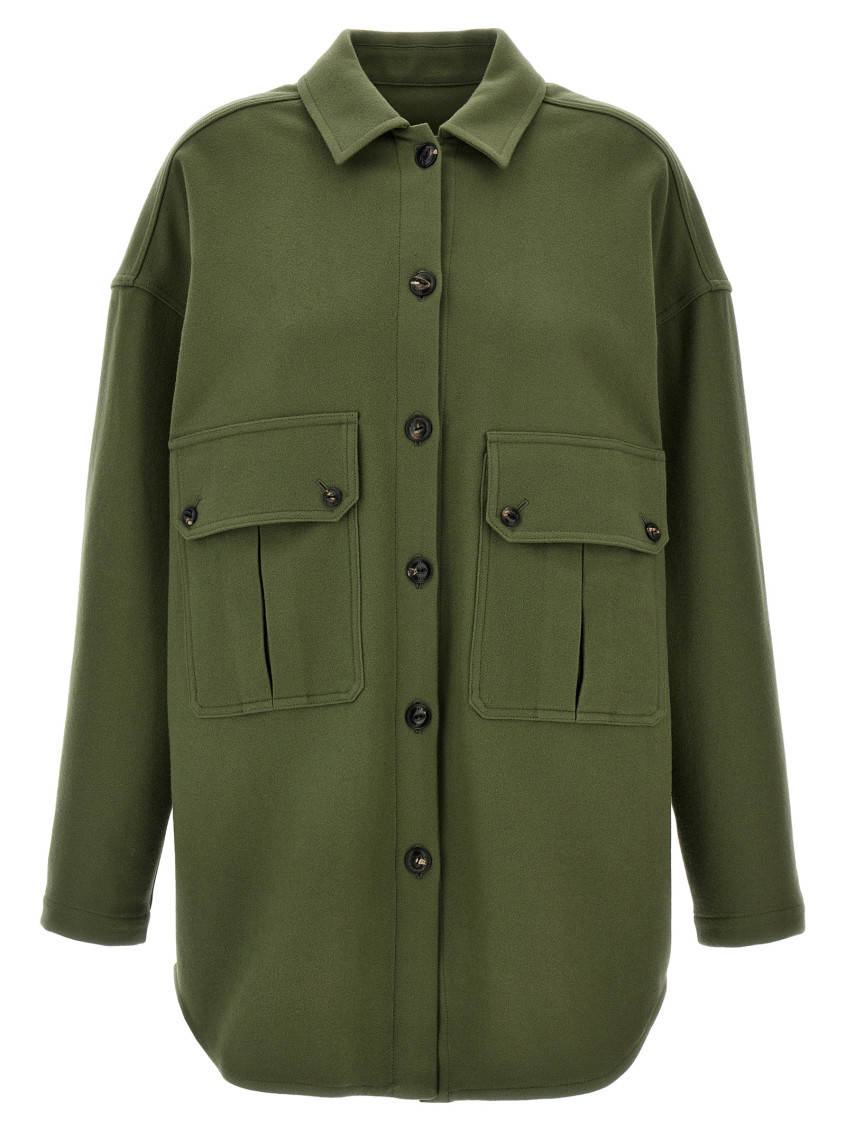 Fortela Green Monika Overshirt In Green