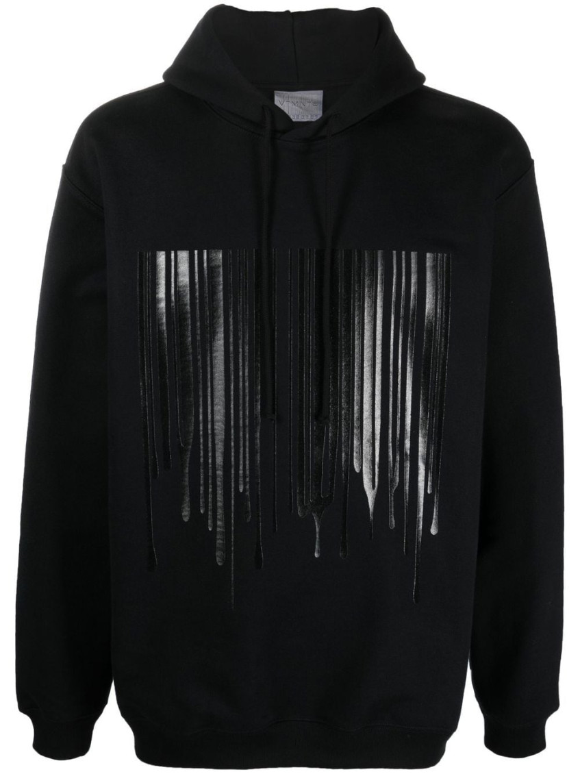 Vtmnts Logo Pullover Hoodie In Black