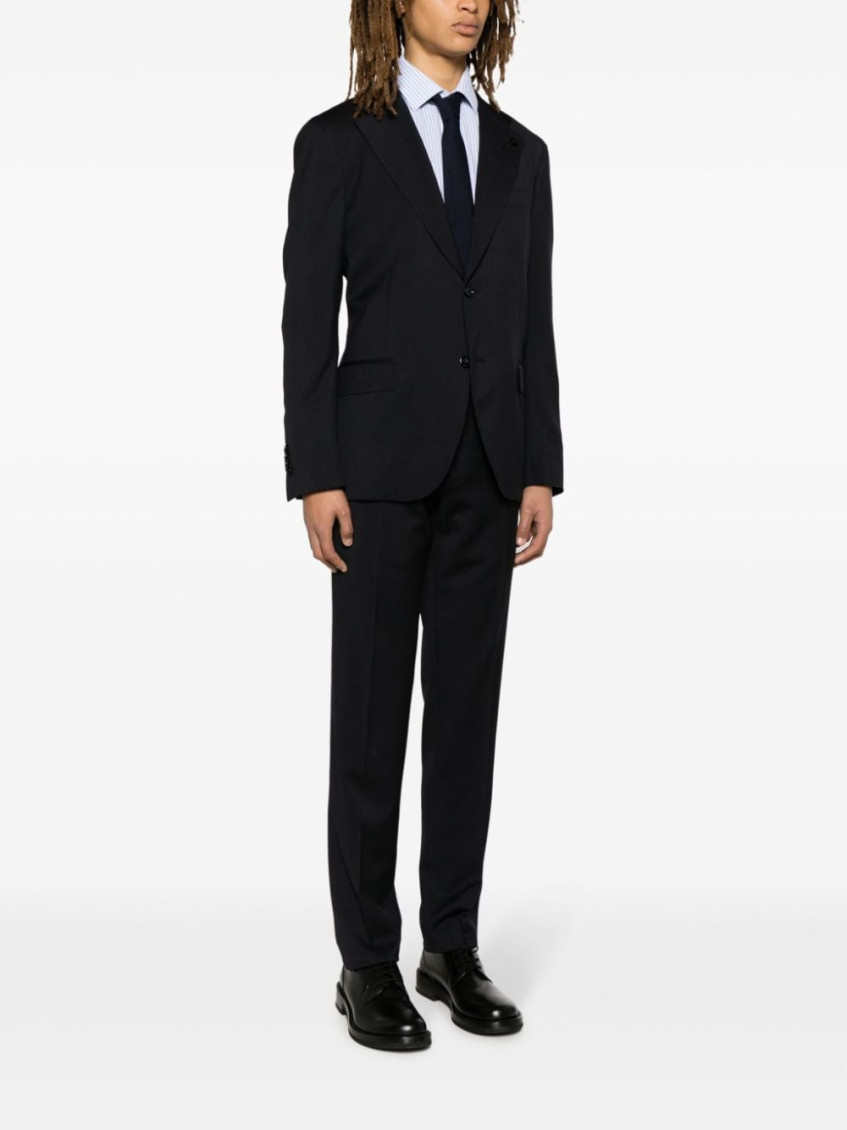 Lardini Navy Blue Tailored Dress Suit for Men Online USA at Darveys.com