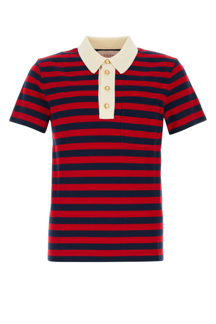 Valentino Garavani Striped Polo Shirt