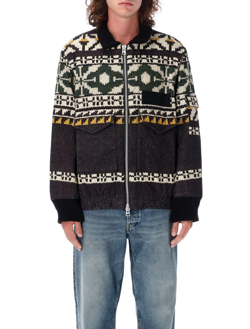 Sacai Pattern Long-sleeved Jacket