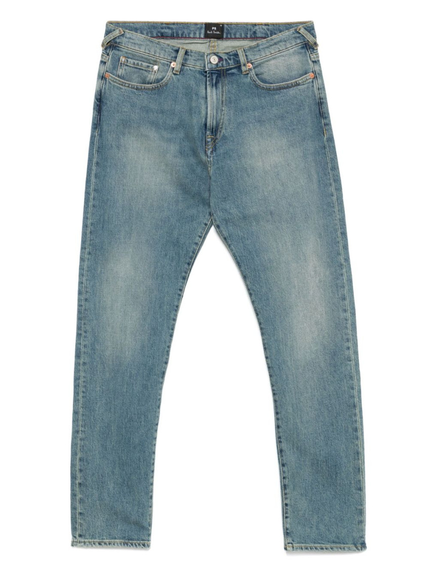 Ps By Paul Smith Blue Tapered Denim Cotton Jeans
