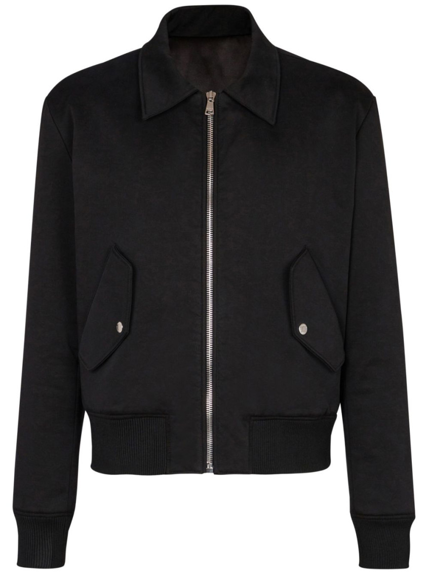 Balmain Logo-embroidered Bomber Jacket