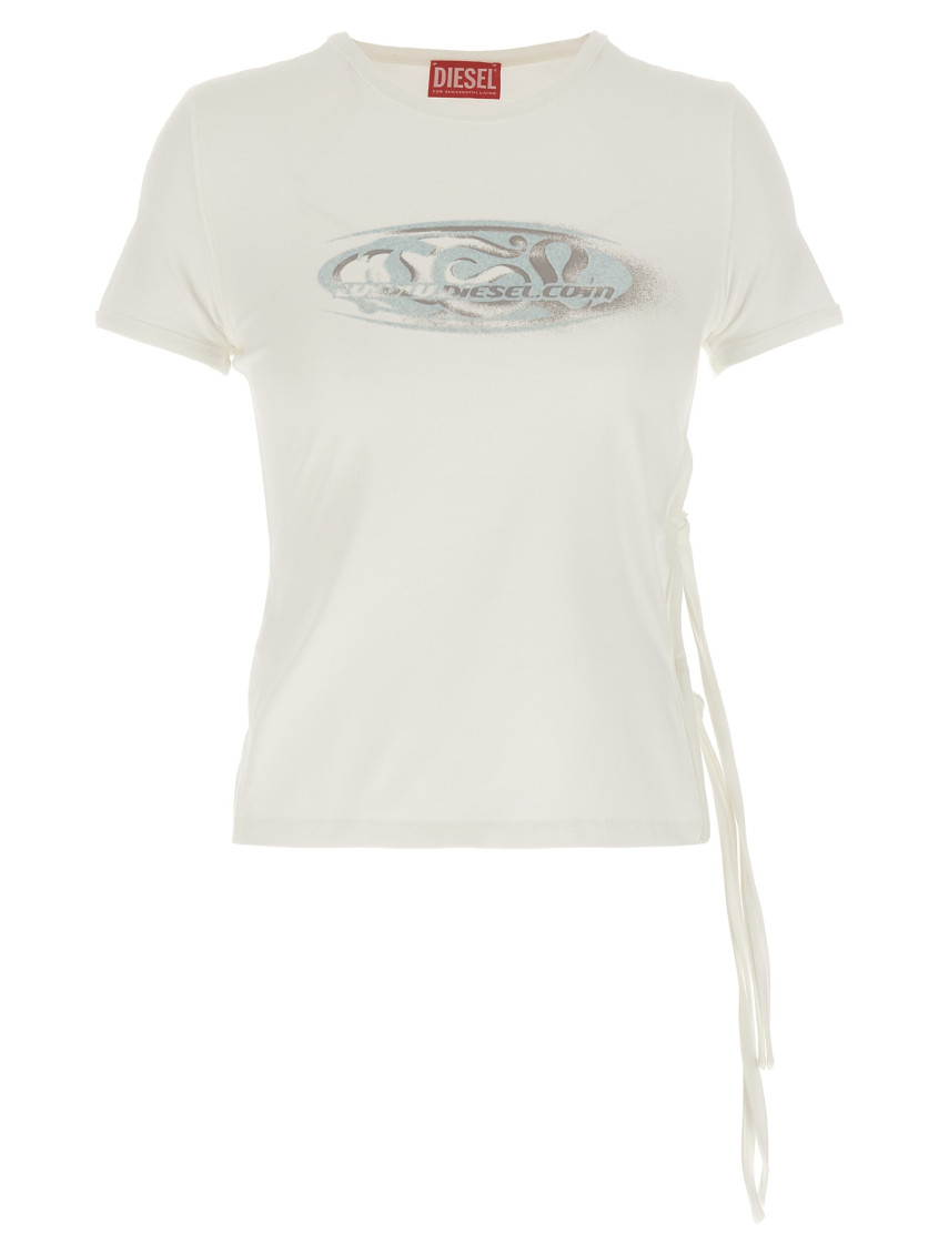 Diesel T-laya T-shirt White In White