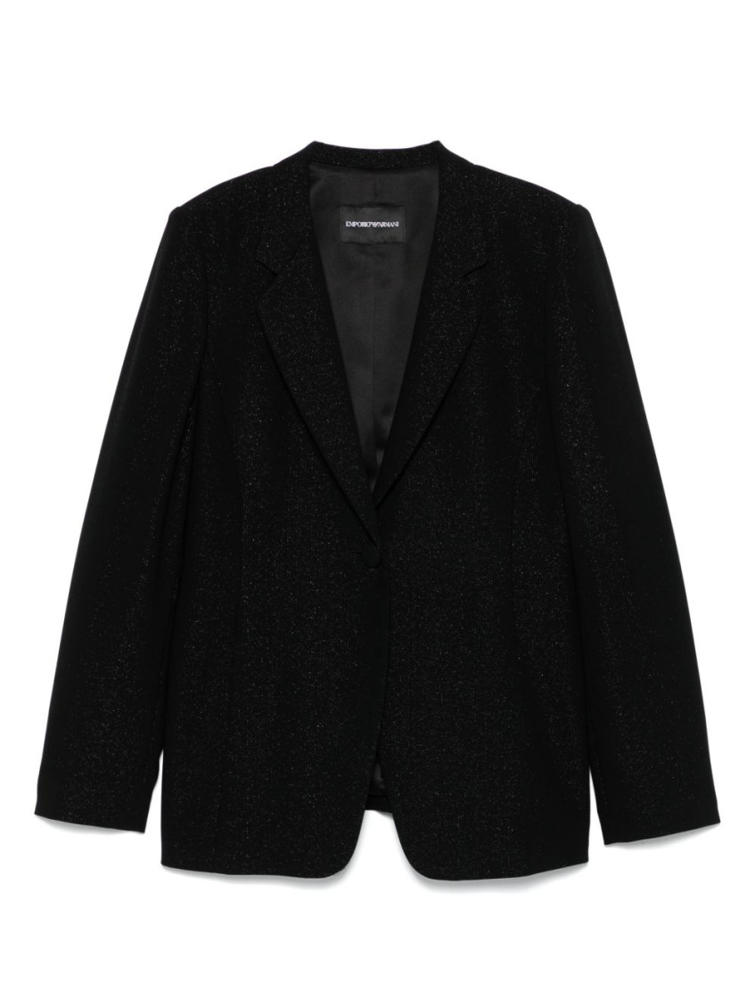 Emporio Armani Black Single-breasted Blazer