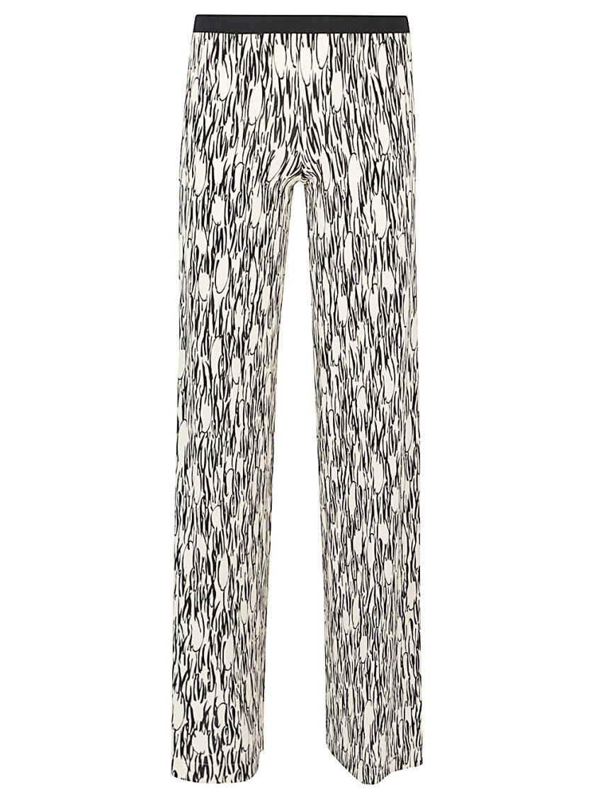 Siyu Printed Trousers In Black
