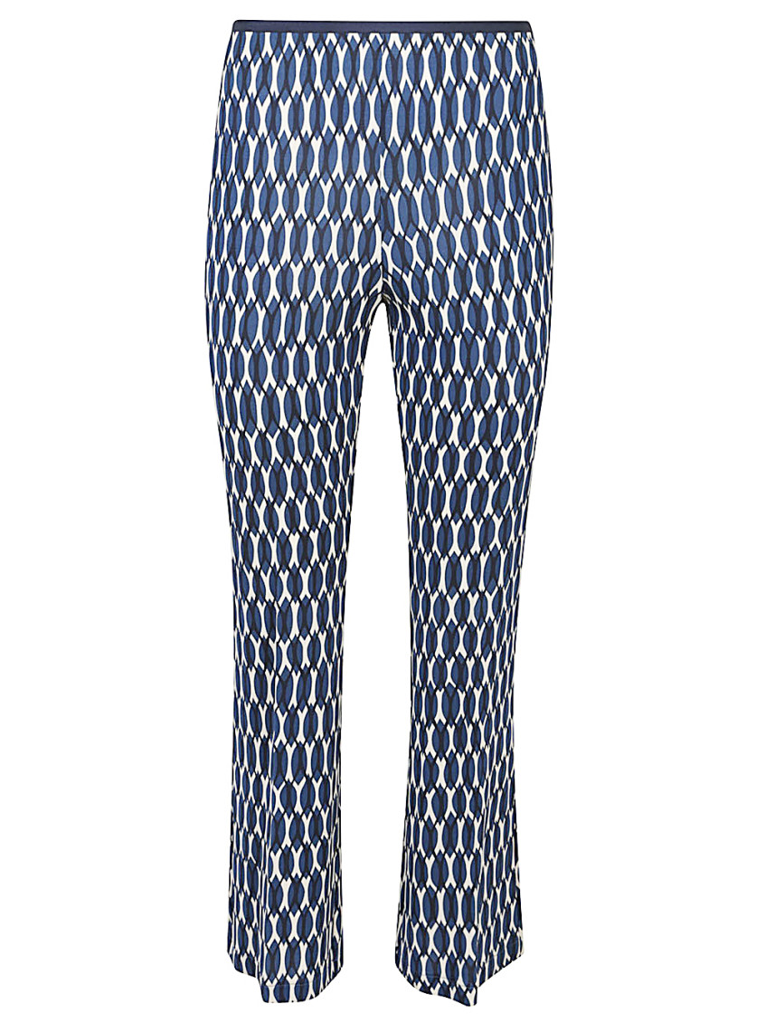 Siyu Printed Trousers In Blue