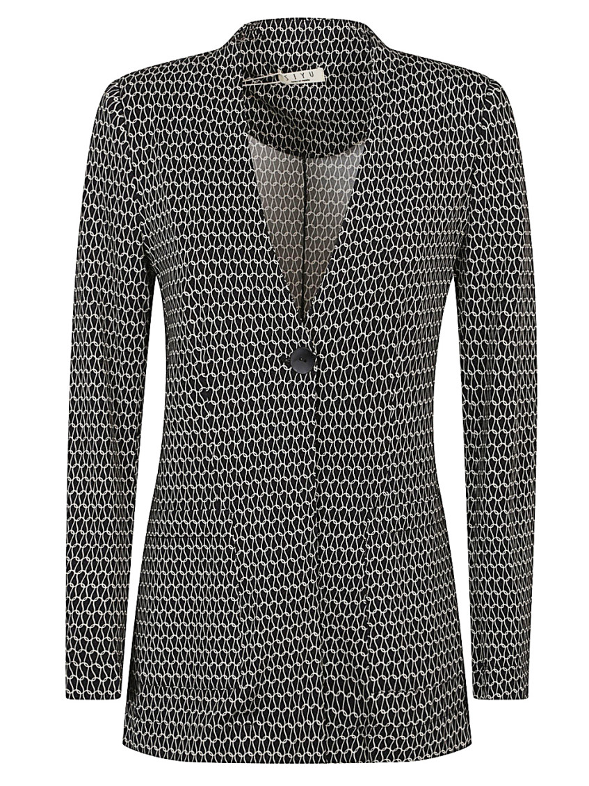 Siyu Printed Single-breasted Jacket
