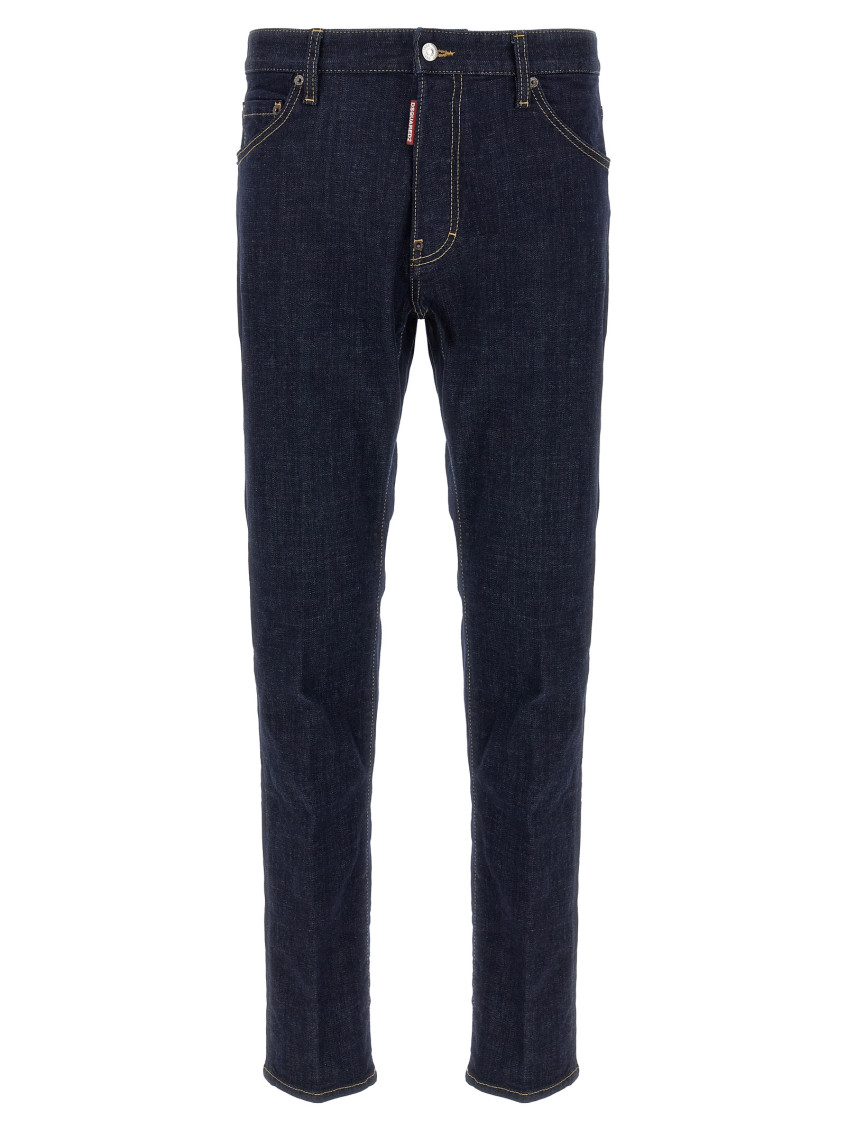 Dsquared2 Slim Indigo Denim With Logo Detailing