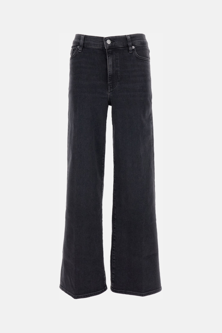 Frame Black Wide Leg Jeans