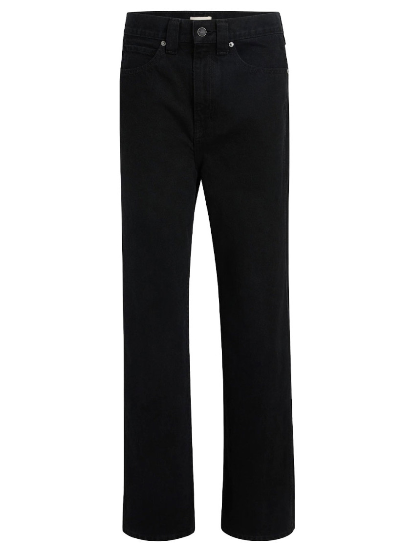Khaite Bonnie Relaxed Fit Jeans In Black