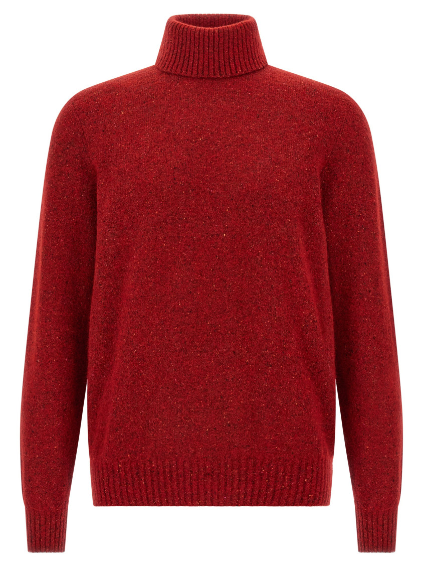 Brunello Cucinelli High Neck Sweater Sweaters And Cardigans Multicolor In Multi