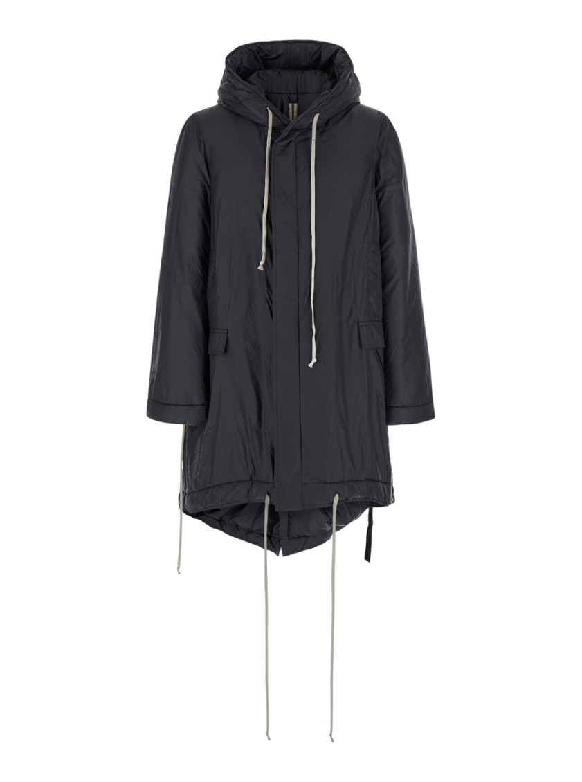Rick Owens Black Oversize Jacket In Black