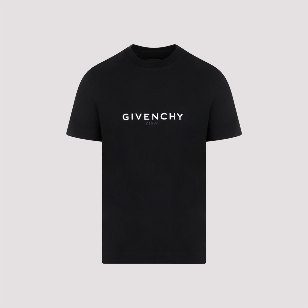 Shop Givenchy Black Round Neck T-shirt