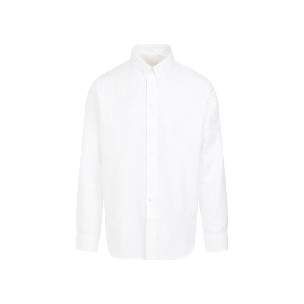 Givenchy Basic Poplin Shirt In White