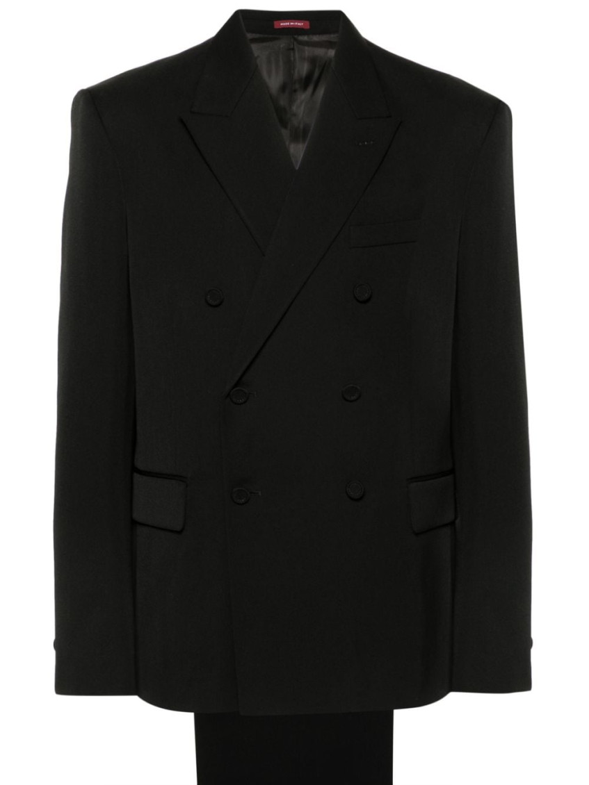 Gucci Gg-jacquard Suit In Black