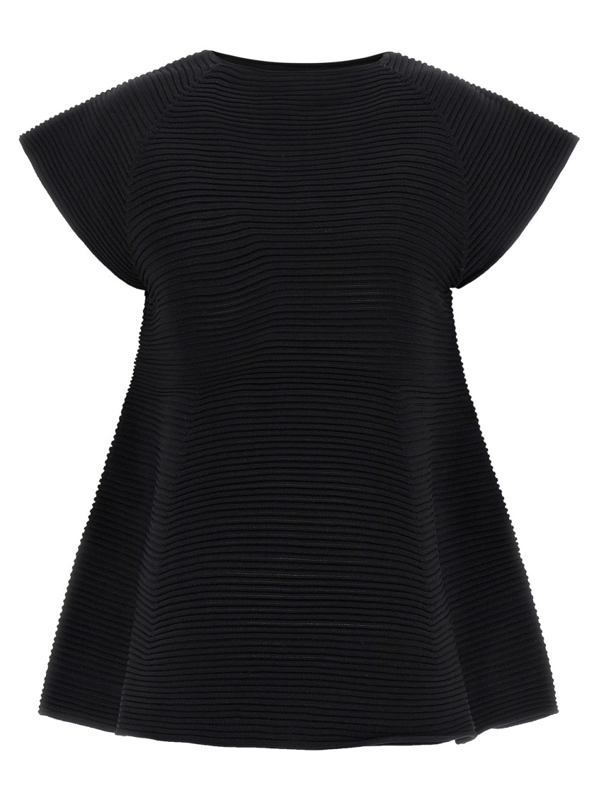 Issey Miyake Black Corrugated Knit Dress for Women Online India at  Darveys.com