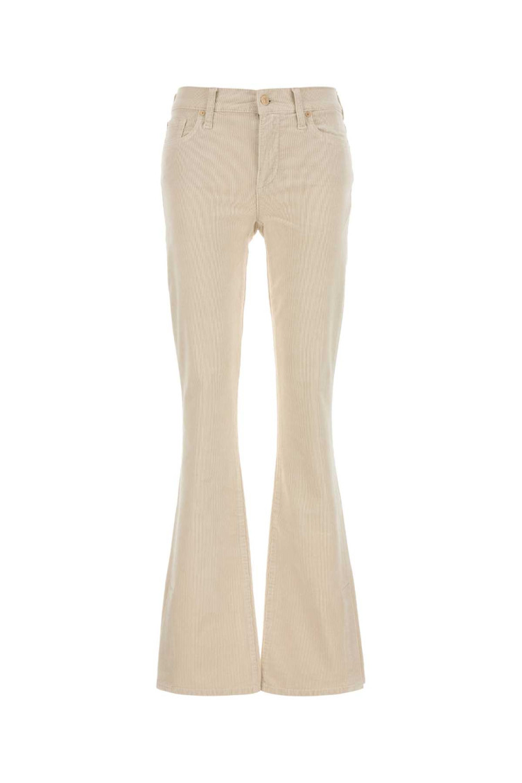 7 For All Mankind Corduroy Pant Sand Flared Leg In Brown