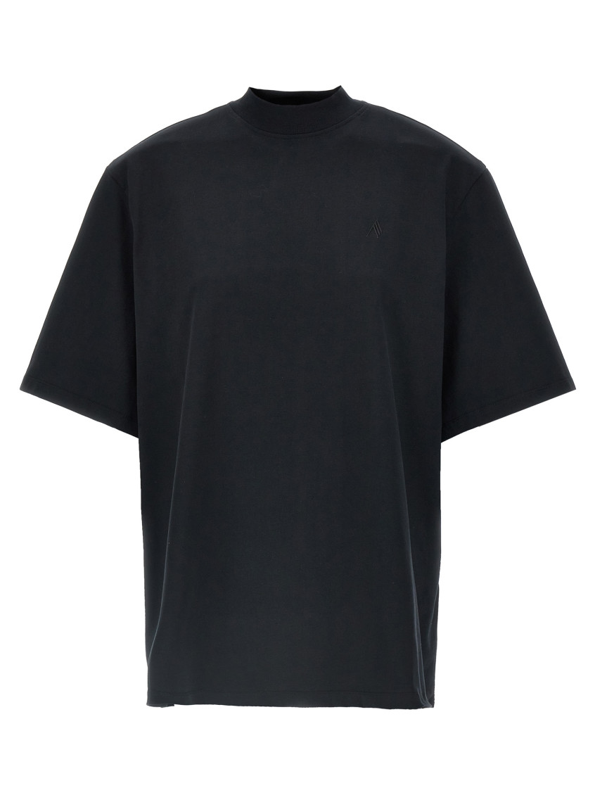 Attico T-shirt Black In Black