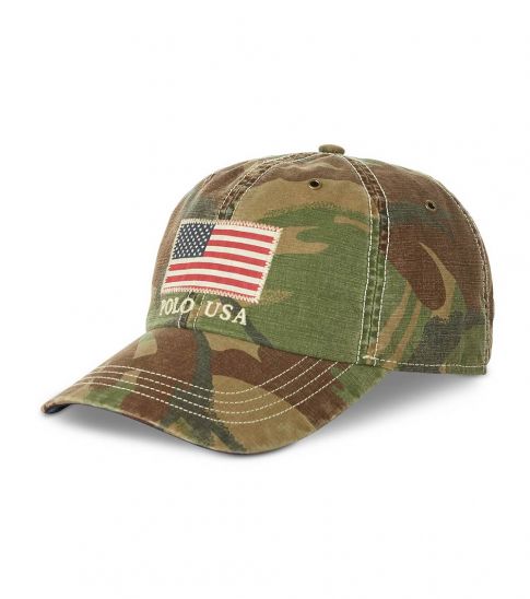 ralph lauren camo cap
