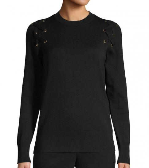 michael kors lace up sweater
