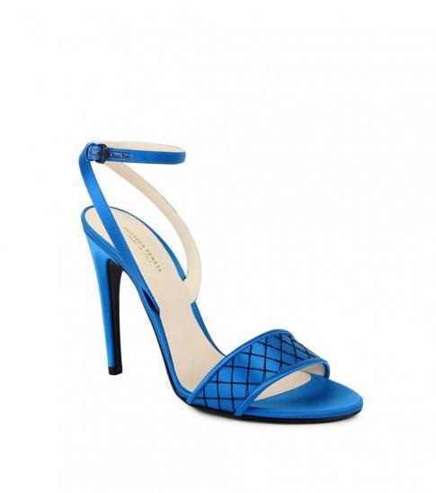 teal ankle strap heels