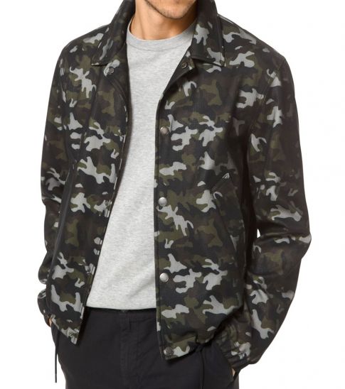 michael kors olive camo jacket