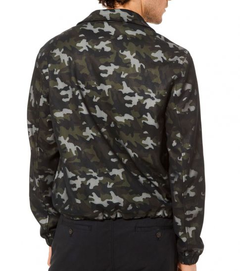 michael kors olive camo jacket