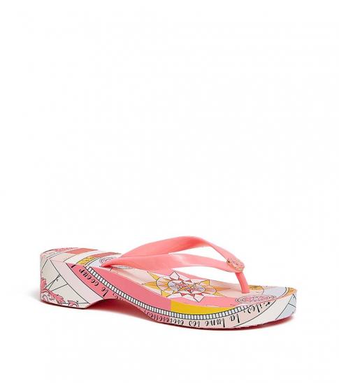tory burch pink wedges